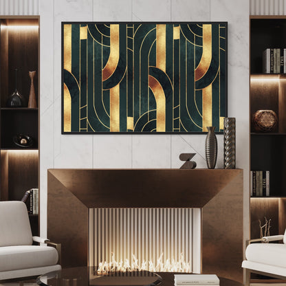 Abstract Mirage Horizontal wall art, Front Hearth